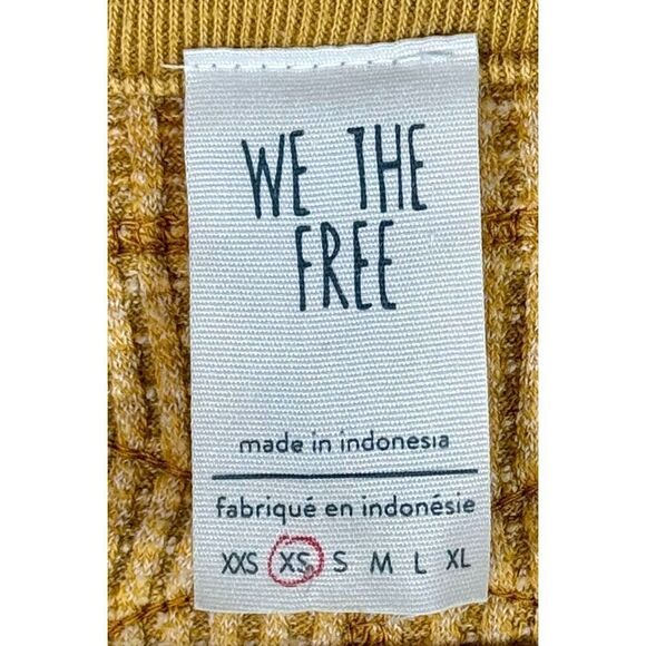 Free People Everest Thermal Waffle Knit Long Sleeve Henley Top Shirt Women's XS - Picture 5 of 9